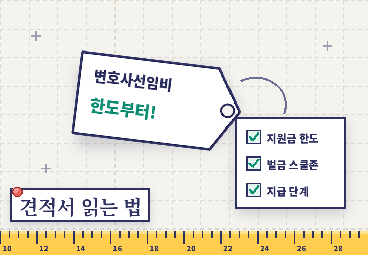 운전자보험 견적서 읽는 법 - 가격표 라벨 태그